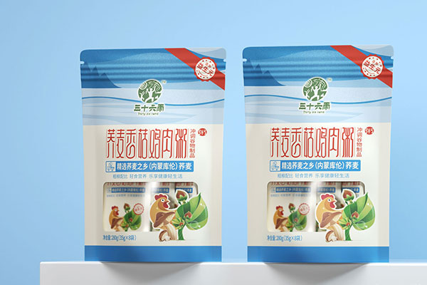 三十六雨香菇雞代餐粥包裝設(shè)計(jì)落地 三十六雨香菇雞代餐粥包裝設(shè)計(jì)落地