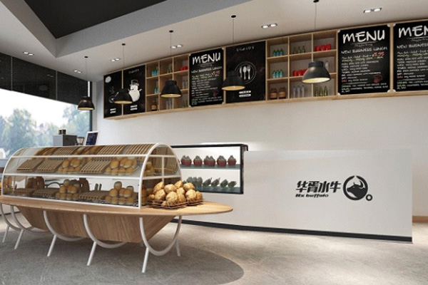 黑白經典水牛奶品牌包裝設計